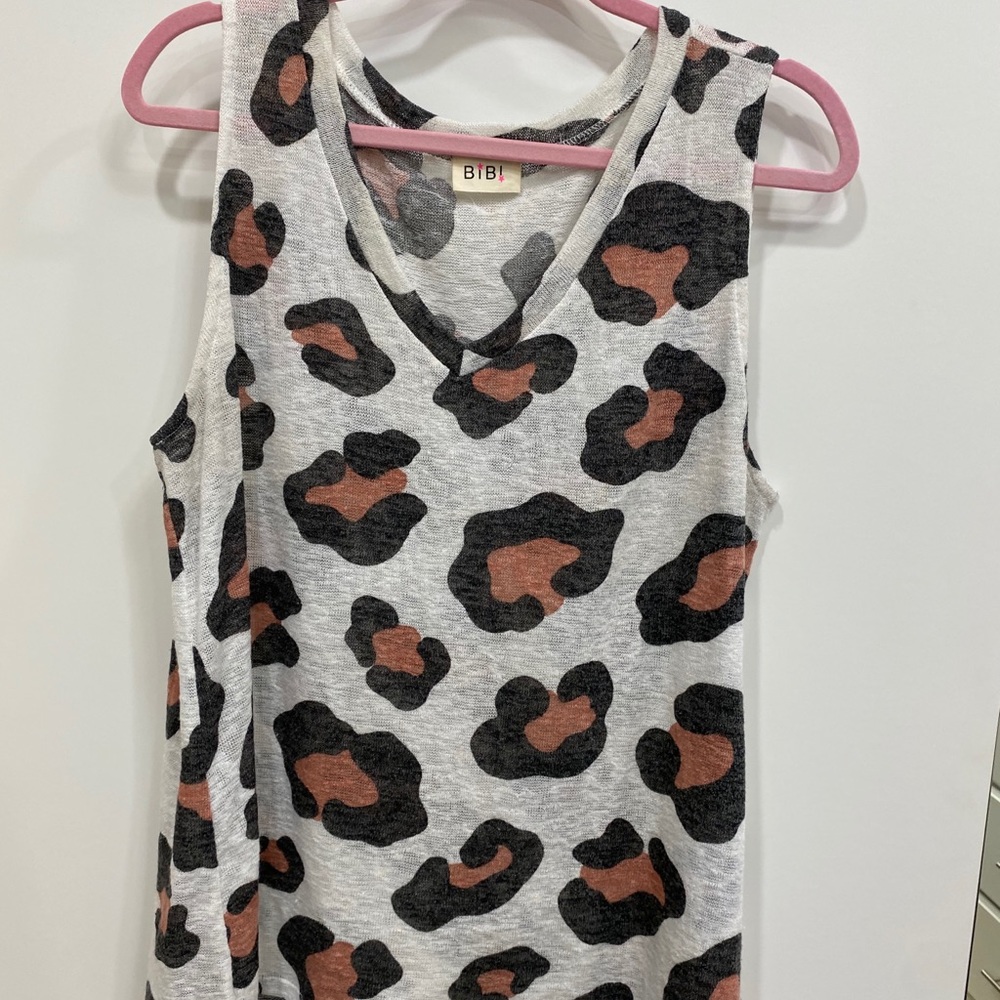 Bibi leopard tank- size large